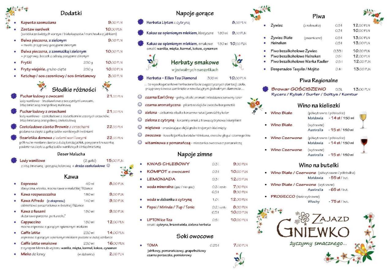 Zajazd Gniewko Mala Karczma 외부 사진